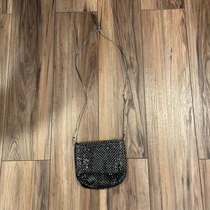 Beaded black purse